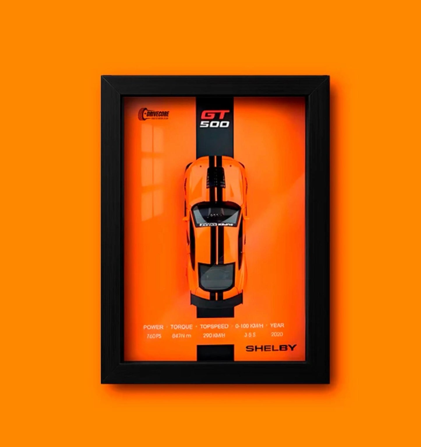 Cuadro diseño coche 3D