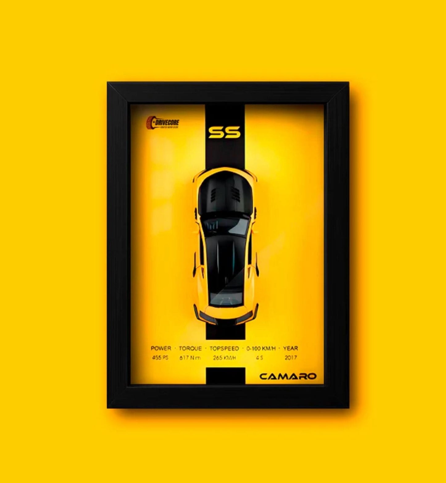 Cuadro diseño coche 3D