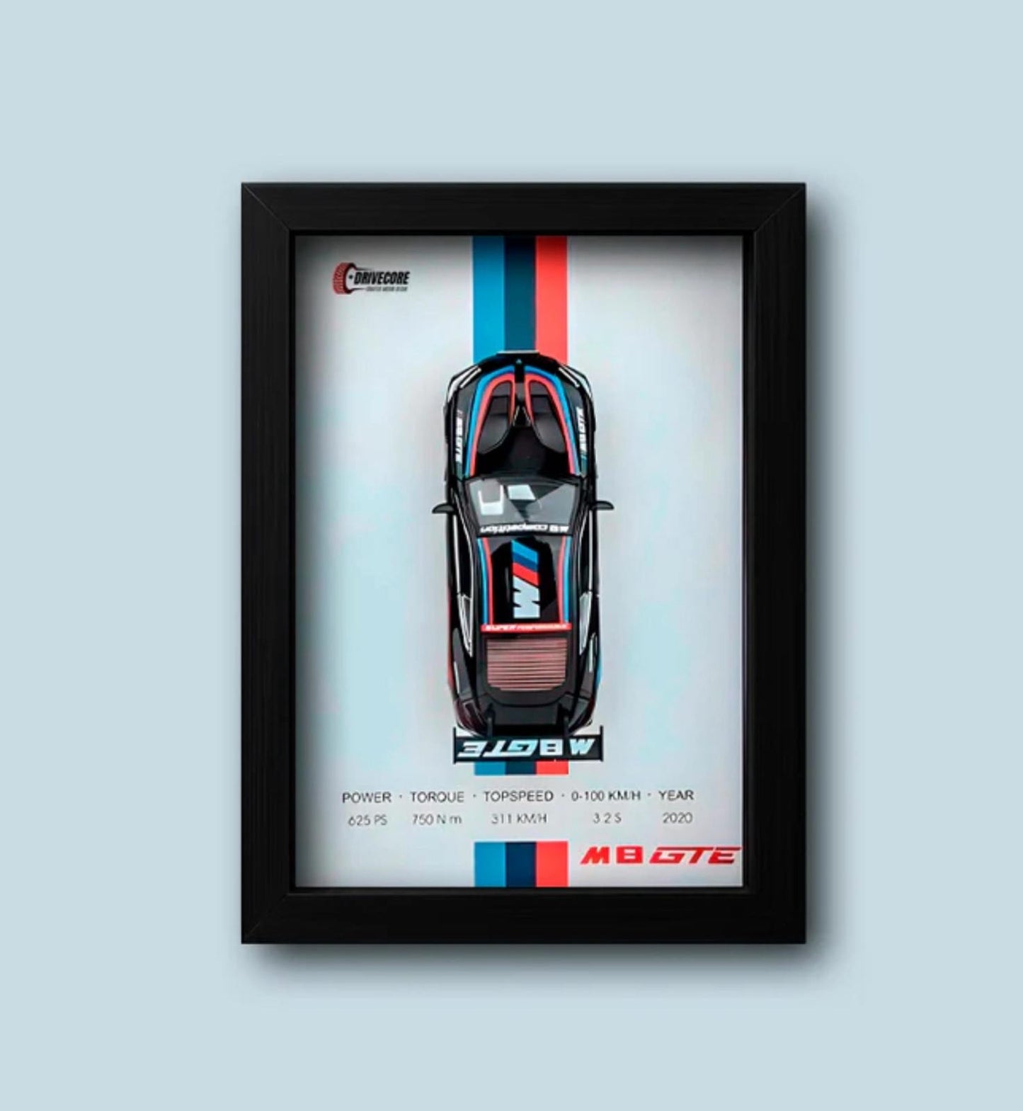 Cuadro diseño coche 3D