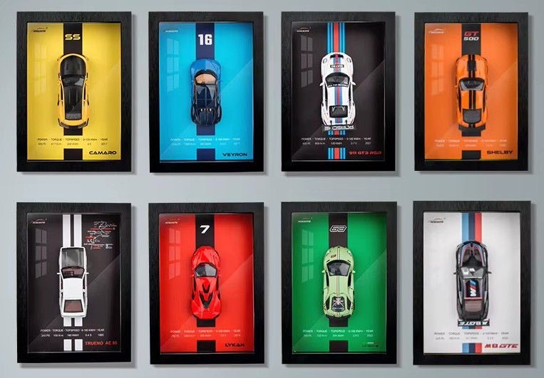 Cuadro diseño coche 3D