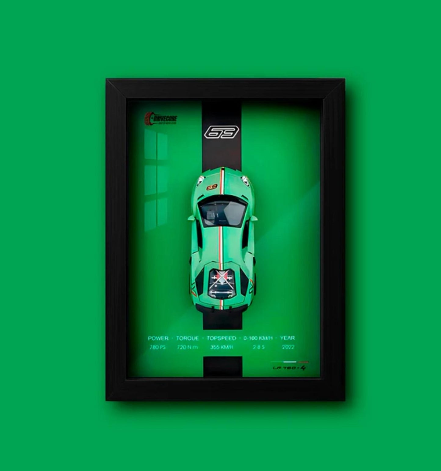 Cuadro diseño coche 3D