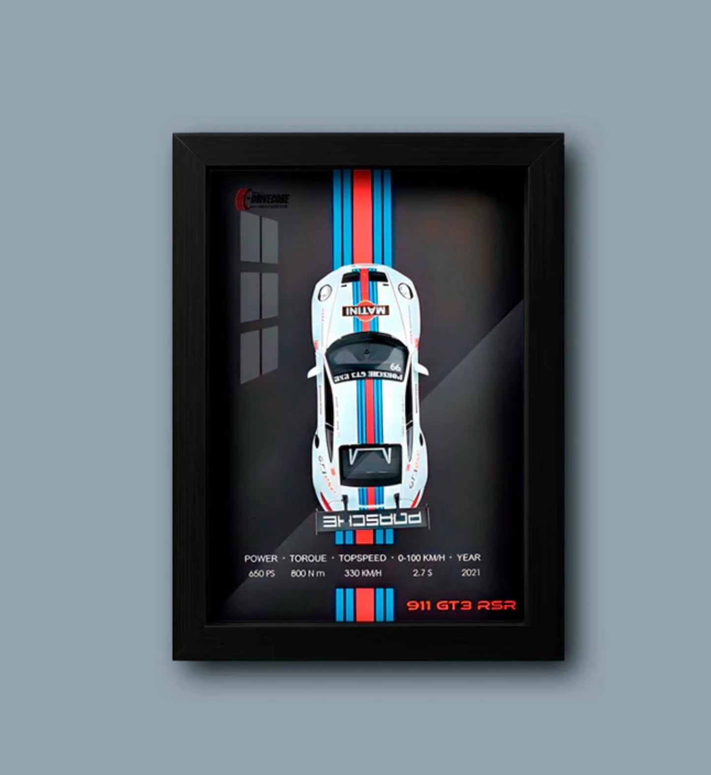 Cuadro diseño coche 3D